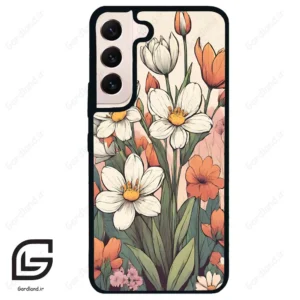 قاب گوشی سامسونگ اس 22 نرمال (Galaxy S22 5G ) طرح گل کد 2475