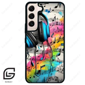 قاب گوشی سامسونگ اس 22 نرمال (Galaxy S22 5G ) طرح موسیقی کد 2482
