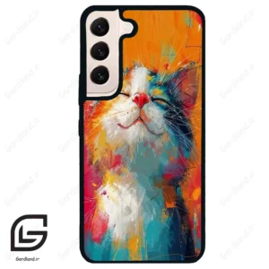 قاب گوشی سامسونگ اس 22 نرمال (Galaxy S22 5G ) طرح گربه کد 2489