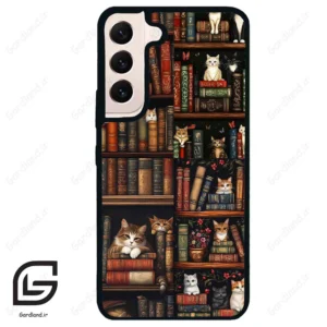 قاب گوشی سامسونگ اس 22 نرمال (Galaxy S22 5G ) طرح کتابخانه کد 2532