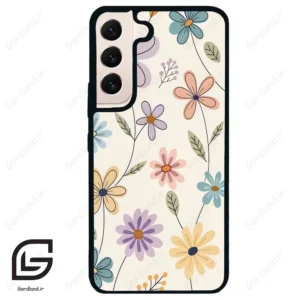 قاب گوشی سامسونگ اس 22 نرمال (Galaxy S22 5G ) طرح گل کد 2587