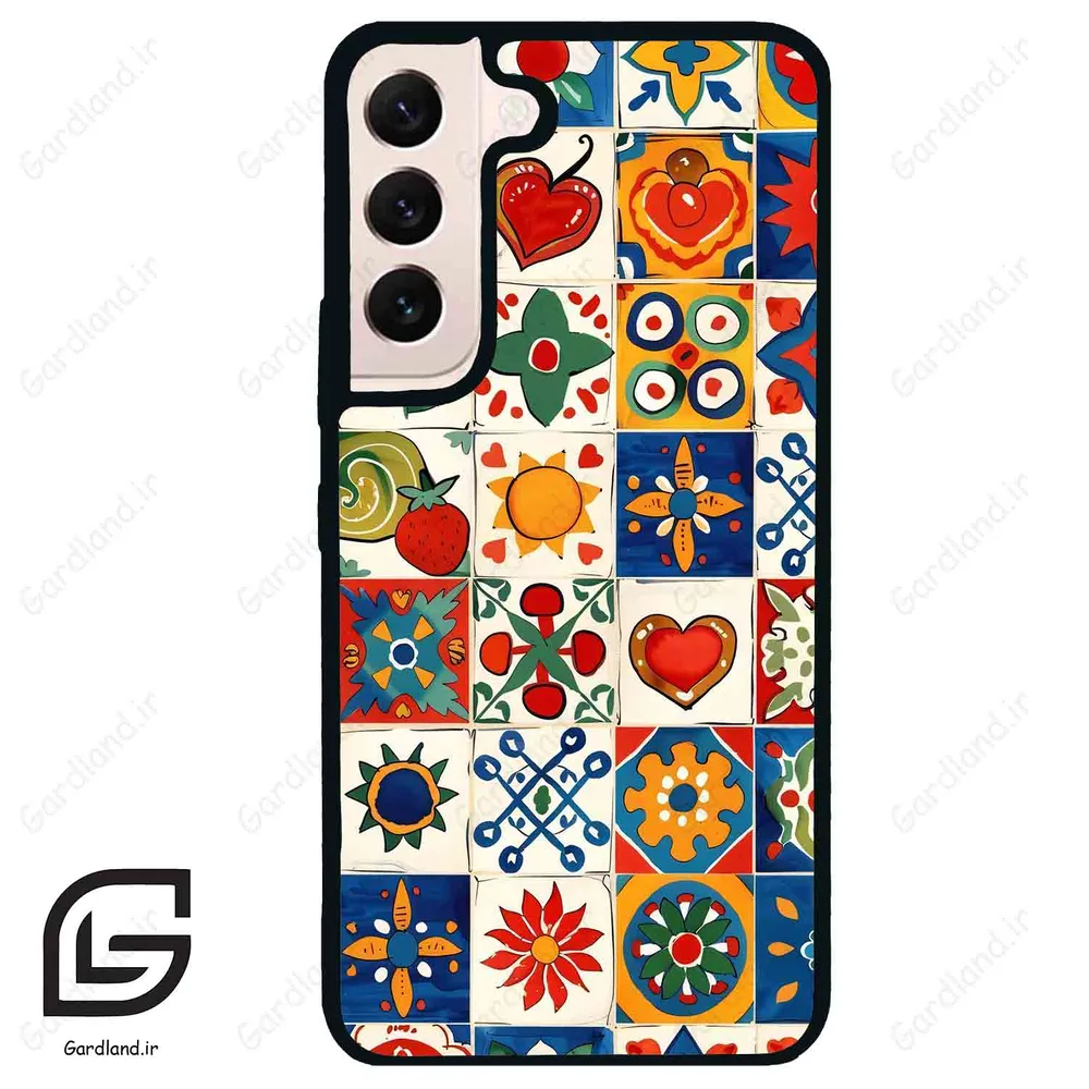 قاب گوشی سامسونگ اس 22 نرمال (Galaxy S22 5G ) طرح کاشی کد 2594
