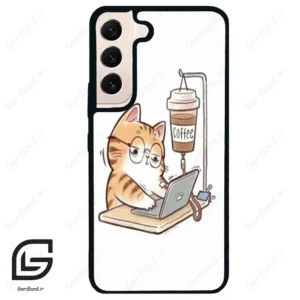 قاب گوشی سامسونگ اس 22 نرمال (Galaxy S22 5G ) طرح گربه کد 2617