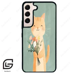 قاب گوشی سامسونگ اس 22 نرمال (Galaxy S22 5G ) طرح گربه کد 2619