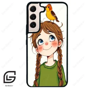 قاب گوشی سامسونگ اس 22 نرمال (Galaxy S22 5G ) طرح دختر کد 2640