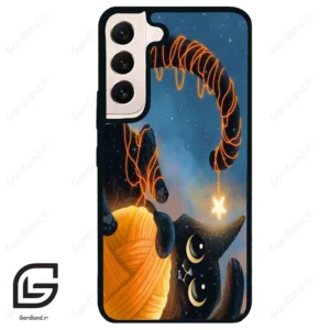 قاب گوشی سامسونگ اس 22 نرمال (Galaxy S22 5G ) طرح گربه کد 2654