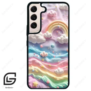 قاب گوشی سامسونگ اس 22 نرمال (Galaxy S22 5G ) طرح رنگارنگ کد 2656