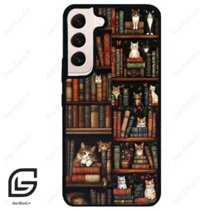 قاب گوشی سامسونگ اس 22 نرمال (Galaxy S22 5G ) طرح کتابخانه کد 2675