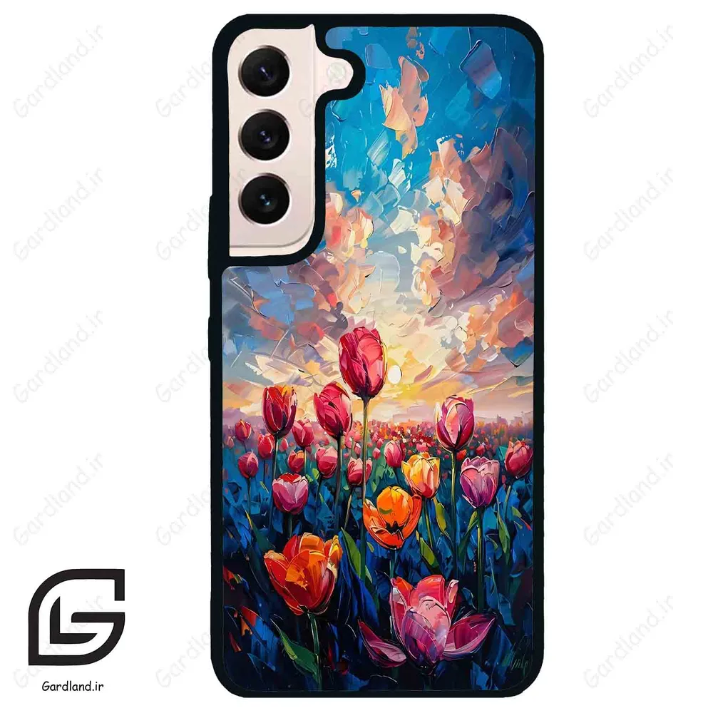 قاب گوشی سامسونگ اس 22 نرمال (Galaxy S22 5G ) طرح گل کد 2687