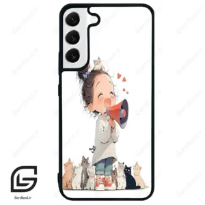 قاب گوشی سامسونگ اس 22 پلاس (Galaxy S22 Plus ) طرح دخترانه کد 2027
