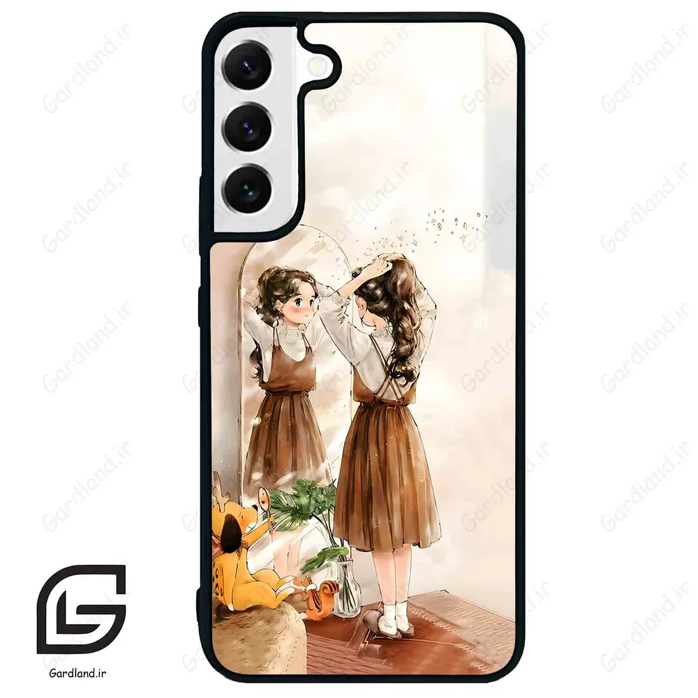 قاب گوشی سامسونگ اس 22 پلاس (Galaxy S22 Plus ) طرح دخترانه کد 2078