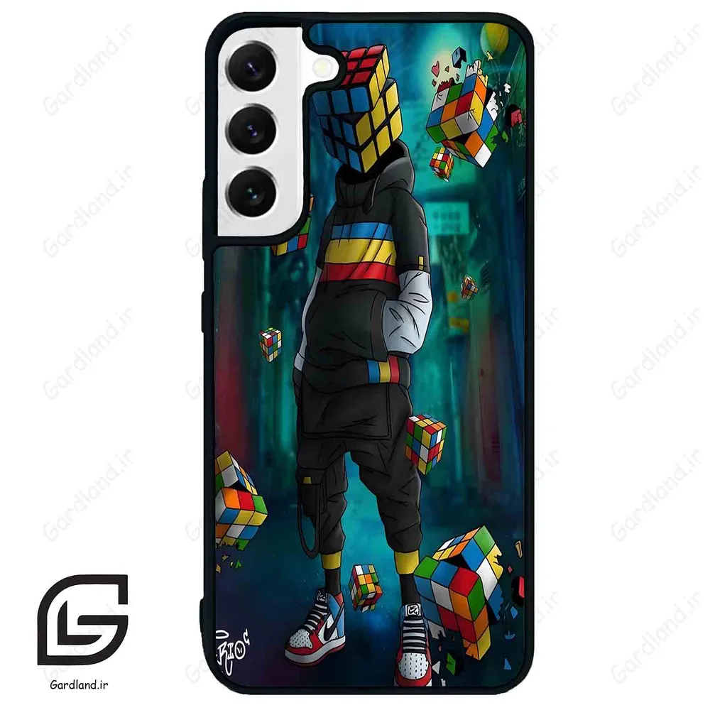 قاب گوشی سامسونگ اس 22 پلاس (Galaxy S22 Plus ) طرح مکعب کد 2229