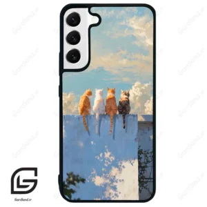 قاب گوشی سامسونگ اس 22 پلاس (Galaxy S22 Plus ) طرح گربه کد 2367