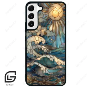 قاب گوشی سامسونگ اس 22 پلاس (Galaxy S22 Plus ) طرح شیشه کد 2393