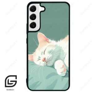 قاب گوشی سامسونگ اس 22 پلاس (Galaxy S22 Plus ) طرح گربه کد 2403