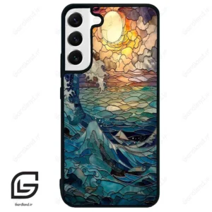 قاب گوشی سامسونگ اس 22 پلاس (Galaxy S22 Plus ) طرح موج کد 2413