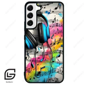قاب گوشی سامسونگ اس 22 پلاس (Galaxy S22 Plus ) طرح موسیقی کد 2482
