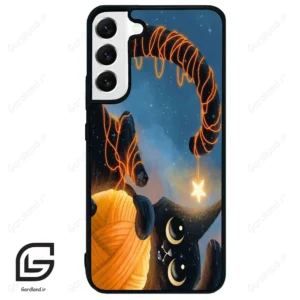 قاب گوشی سامسونگ اس 22 پلاس (Galaxy S22 Plus ) طرح گربه کد 2654