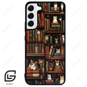 قاب گوشی سامسونگ اس 22 پلاس (Galaxy S22 Plus ) طرح کتابخانه کد 2675