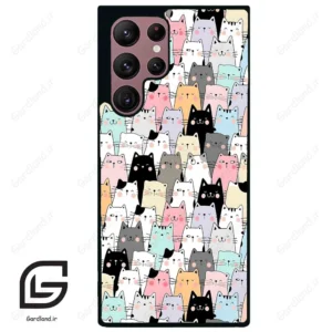 قاب گوشی سامسونگ اس 22 اولترا (Galaxy S22 Ultra ) طرح گربه کد 2019