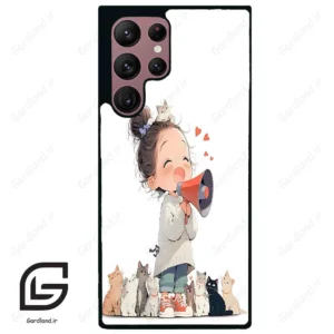 قاب گوشی سامسونگ اس 22 اولترا (Galaxy S22 Ultra ) طرح دخترانه کد 2027