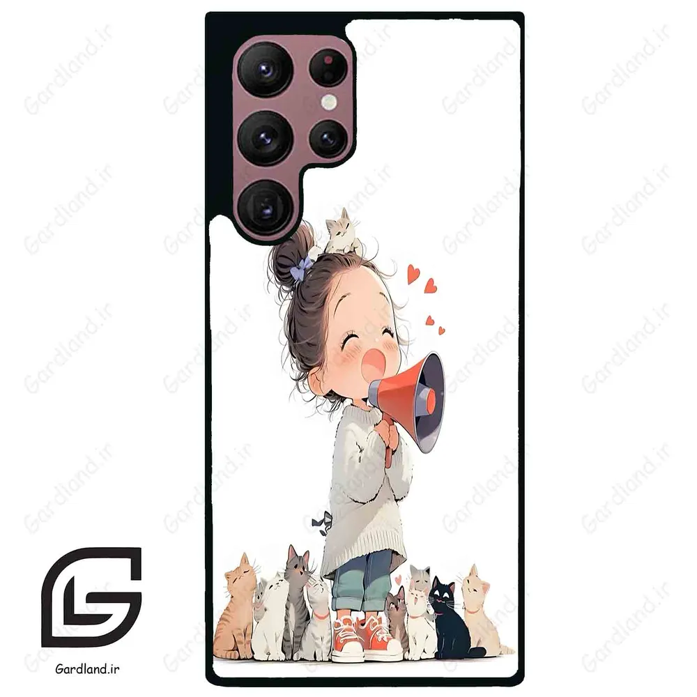 قاب گوشی سامسونگ اس 22 اولترا (Galaxy S22 Ultra ) طرح دخترانه کد 2027