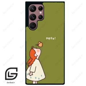 قاب گوشی سامسونگ اس 22 اولترا (Galaxy S22 Ultra ) طرح دخترانه کد 2044