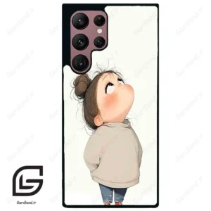 قاب گوشی سامسونگ اس 22 اولترا (Galaxy S22 Ultra ) طرح دختر کد 2057