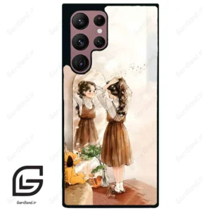 قاب گوشی سامسونگ اس 22 اولترا (Galaxy S22 Ultra ) طرح دخترانه کد 2078