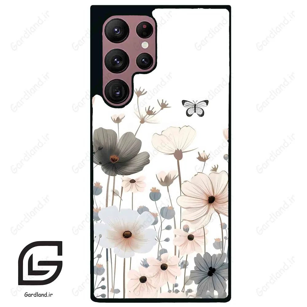 قاب گوشی سامسونگ اس 22 اولترا (Galaxy S22 Ultra ) طرح گل کد 2081