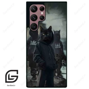 قاب گوشی سامسونگ اس 22 اولترا (Galaxy S22 Ultra ) طرح گربه کد 2091