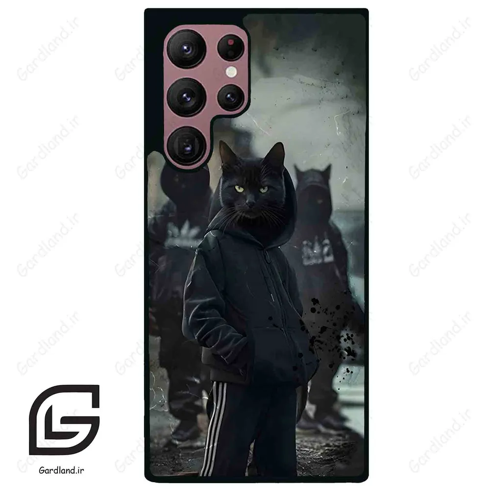 قاب گوشی سامسونگ اس 22 اولترا (Galaxy S22 Ultra ) طرح گربه کد 2091