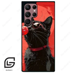 قاب گوشی سامسونگ اس 22 اولترا (Galaxy S22 Ultra ) طرح گربه کد 2131