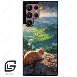 قاب گوشی سامسونگ اس 22 اولترا (Galaxy S22 Ultra ) طرح گربه کد 2203
