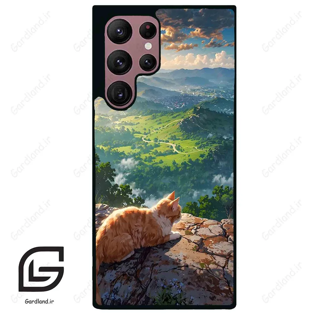 قاب گوشی سامسونگ اس 22 اولترا (Galaxy S22 Ultra ) طرح گربه کد 2203
