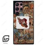 قاب گوشی سامسونگ اس 22 اولترا (Galaxy S22 Ultra ) طرح نقشه ایران کد 2287