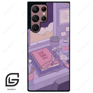 قاب گوشی سامسونگ اس 22 اولترا (Galaxy S22 Ultra ) طرح دخترانه کد 2313