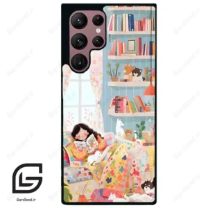 قاب گوشی سامسونگ اس 22 اولترا (Galaxy S22 Ultra ) طرح دخترانه کد 2325