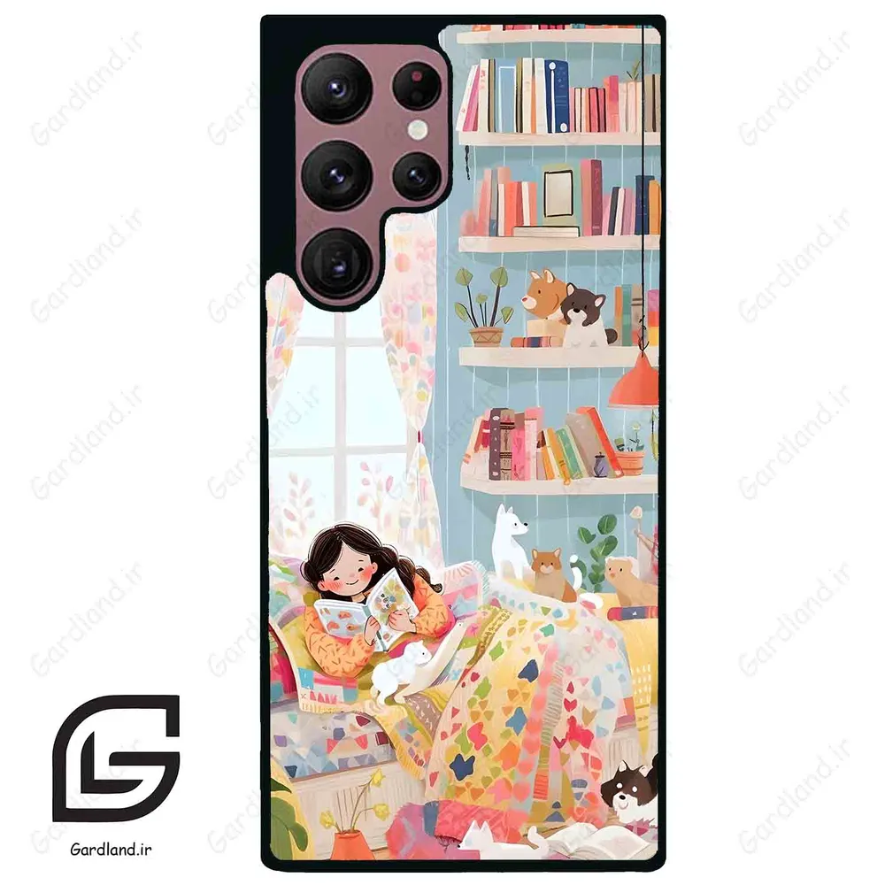 قاب گوشی سامسونگ اس 22 اولترا (Galaxy S22 Ultra ) طرح دخترانه کد 2325