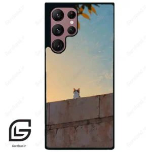 قاب گوشی سامسونگ اس 22 اولترا (Galaxy S22 Ultra ) طرح گربه کد 2365