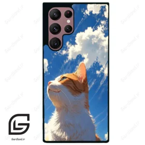 قاب گوشی سامسونگ اس 22 اولترا (Galaxy S22 Ultra ) طرح گربه کد 2366