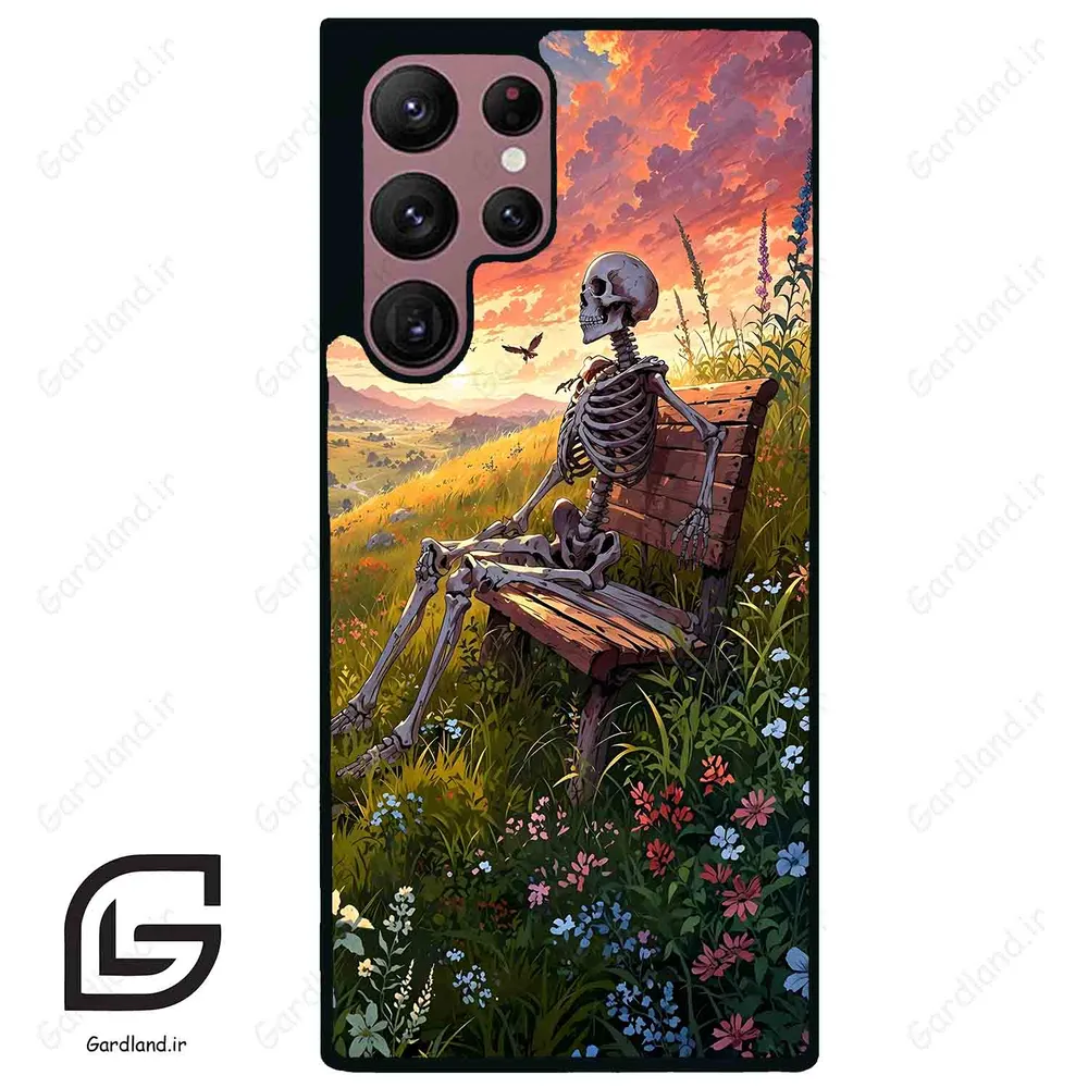 قاب گوشی سامسونگ اس 22 اولترا (Galaxy S22 Ultra ) طرح اسکلت کد 2374