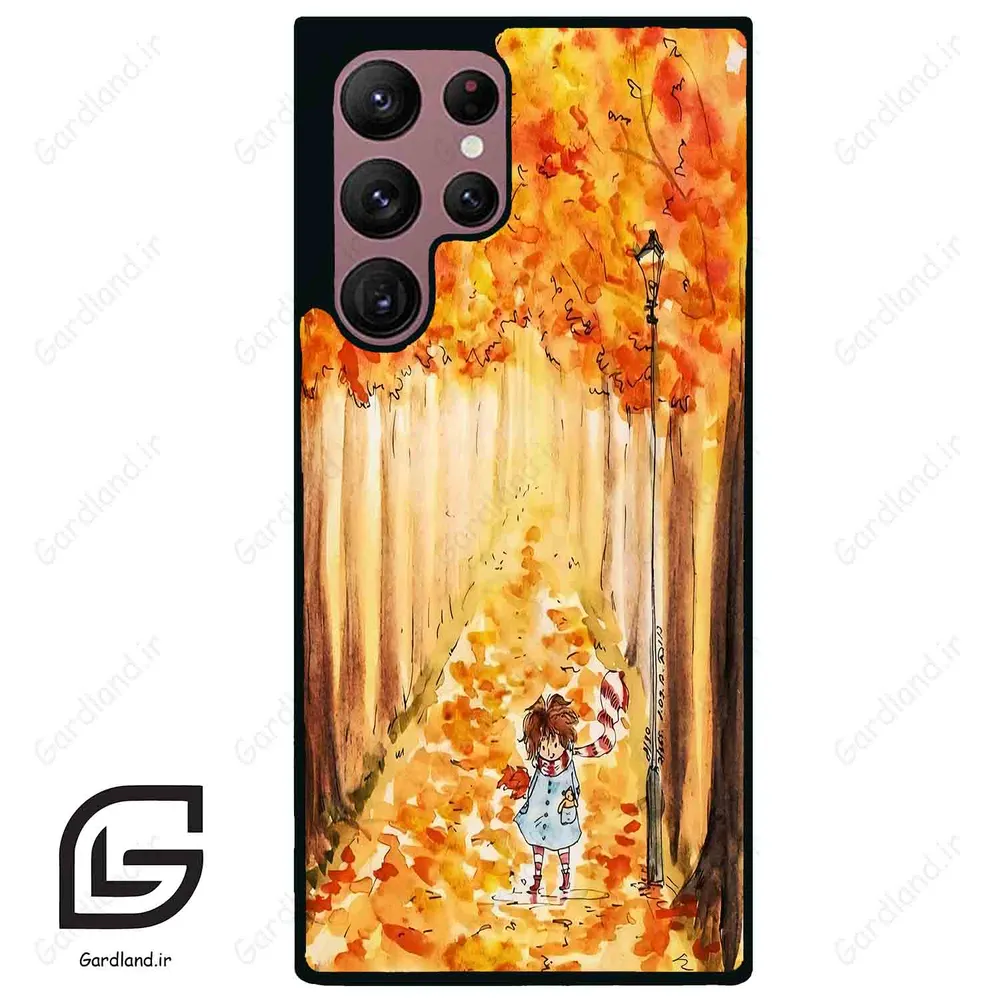 قاب گوشی سامسونگ اس 22 اولترا (Galaxy S22 Ultra ) طرح پاییزی کد 2386