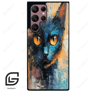 قاب گوشی سامسونگ اس 22 اولترا (Galaxy S22 Ultra ) طرح گربه کد 2397