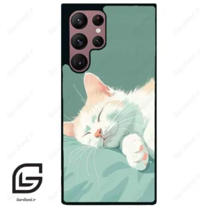 قاب گوشی سامسونگ اس 22 اولترا (Galaxy S22 Ultra ) طرح گربه کد 2403