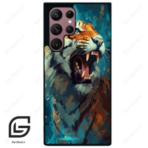 قاب گوشی سامسونگ اس 22 اولترا (Galaxy S22 Ultra ) طرح ببر کد 2409