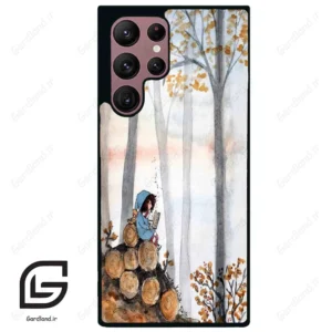 قاب گوشی سامسونگ اس 22 اولترا (Galaxy S22 Ultra ) طرح دخترانه کد 2420