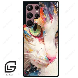 قاب گوشی سامسونگ اس 22 اولترا (Galaxy S22 Ultra ) طرح گربه کد 2437