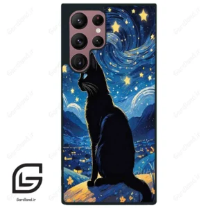 قاب گوشی سامسونگ اس 22 اولترا (Galaxy S22 Ultra ) طرح گربه کد 2438