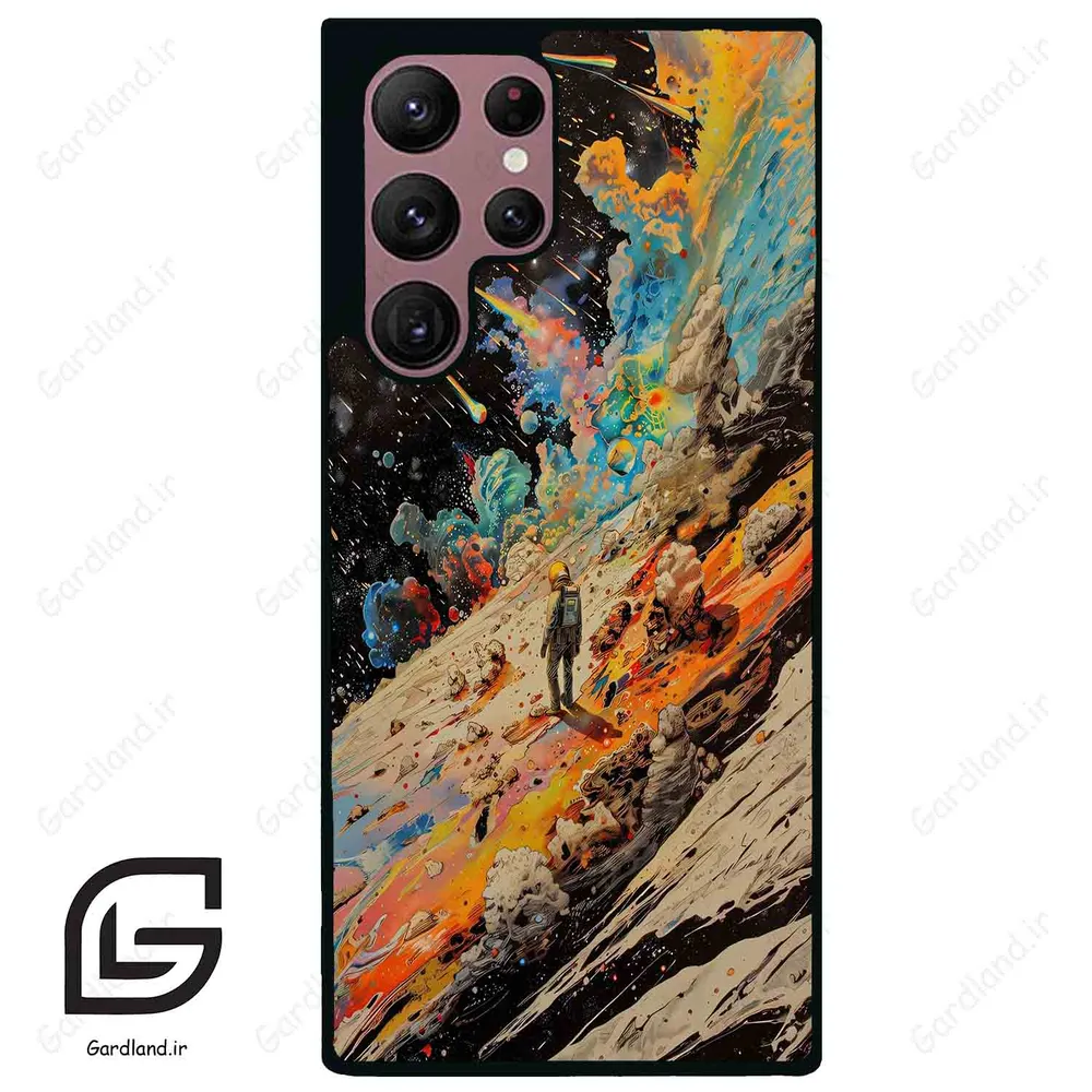 قاب گوشی سامسونگ اس 22 اولترا (Galaxy S22 Ultra ) طرح فضانورد کد 2450